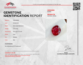1.10 Carats Red Burmese Faceted Spinel